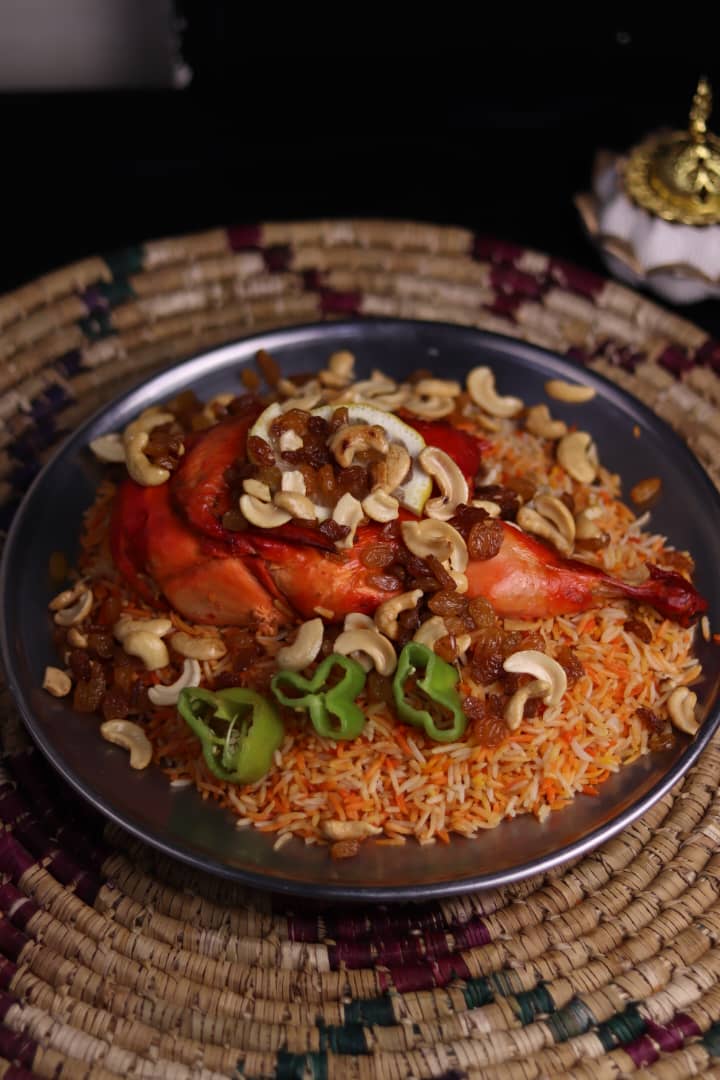 نص وجبة مع مكسرات